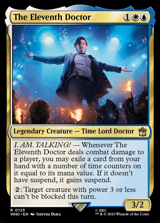 The Eleventh Doctor 125/331 (Universes Beyond: Doctor Who)  - Foil | Good Games Modbury