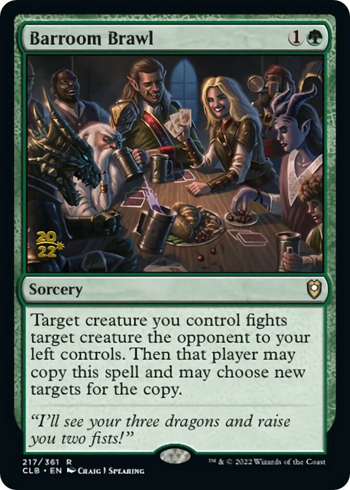 Barroom Brawl 217s/108 (Prerelease Cards)  - Foil | Good Games Modbury