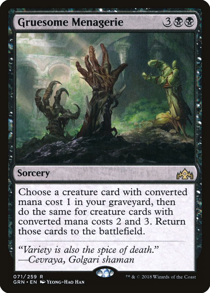 Gruesome Menagerie 71/259 (Guilds of Ravnica)  | Good Games Modbury