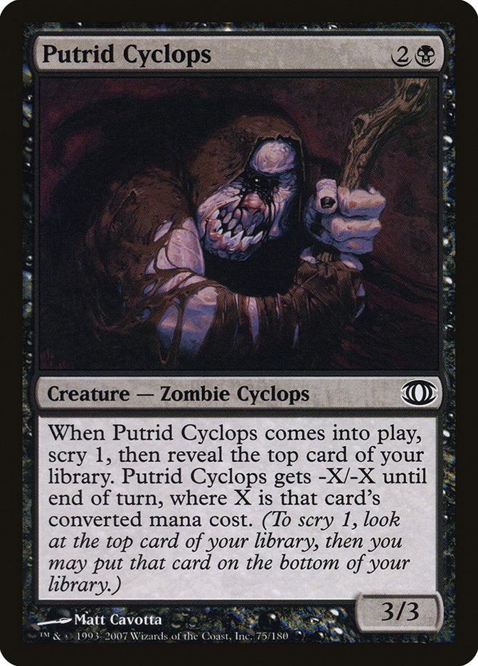Putrid Cyclops 75/180 (Future Sight)  - Foil | Good Games Modbury