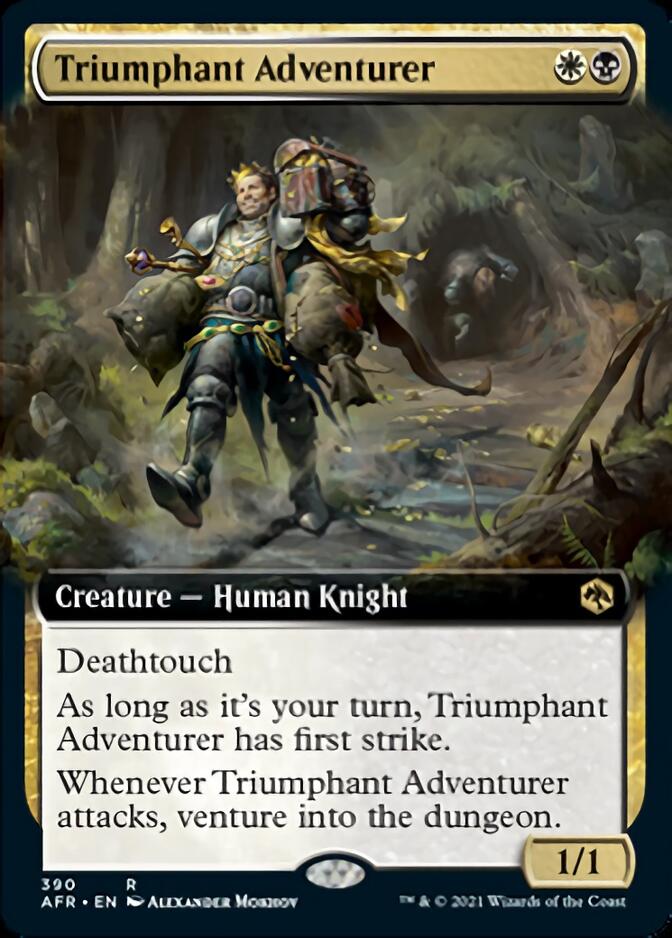 Triumphant Adventurer (Extended Art) [Dungeons & Dragons: Adventures in the Forgotten Realms] | Good Games Modbury
