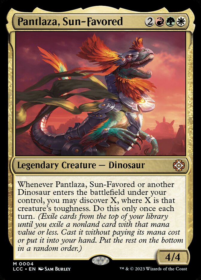 Pantlaza, Sun-Favored 4 (Commander: The Lost Caverns of Ixalan)  - Foil | Good Games Modbury