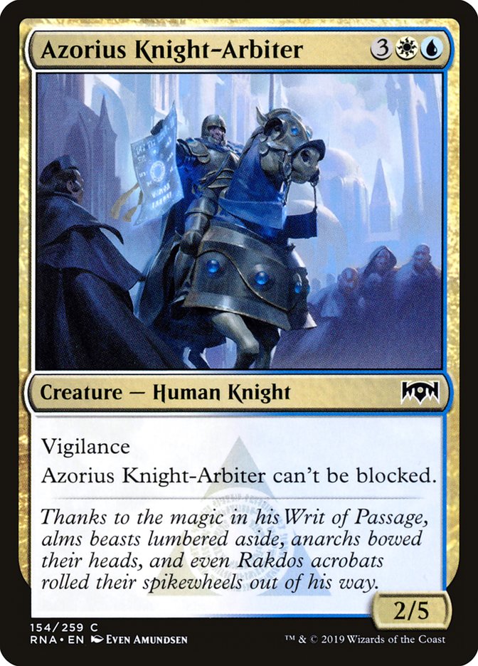 Azorius Knight-Arbiter [Ravnica Allegiance] | Good Games Modbury