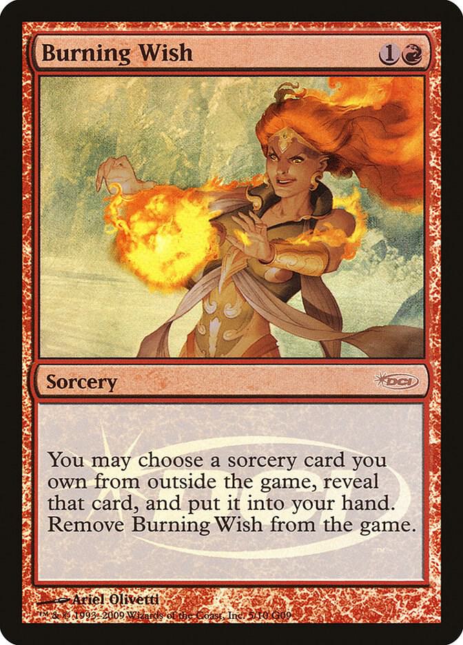 Burning Wish 5/10 (Judge Promos)  - Foil | Good Games Modbury