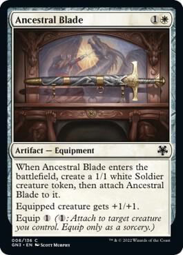 Ancestral Blade 6/135 (Magic Game Night: Free-For-All)  | Good Games Modbury