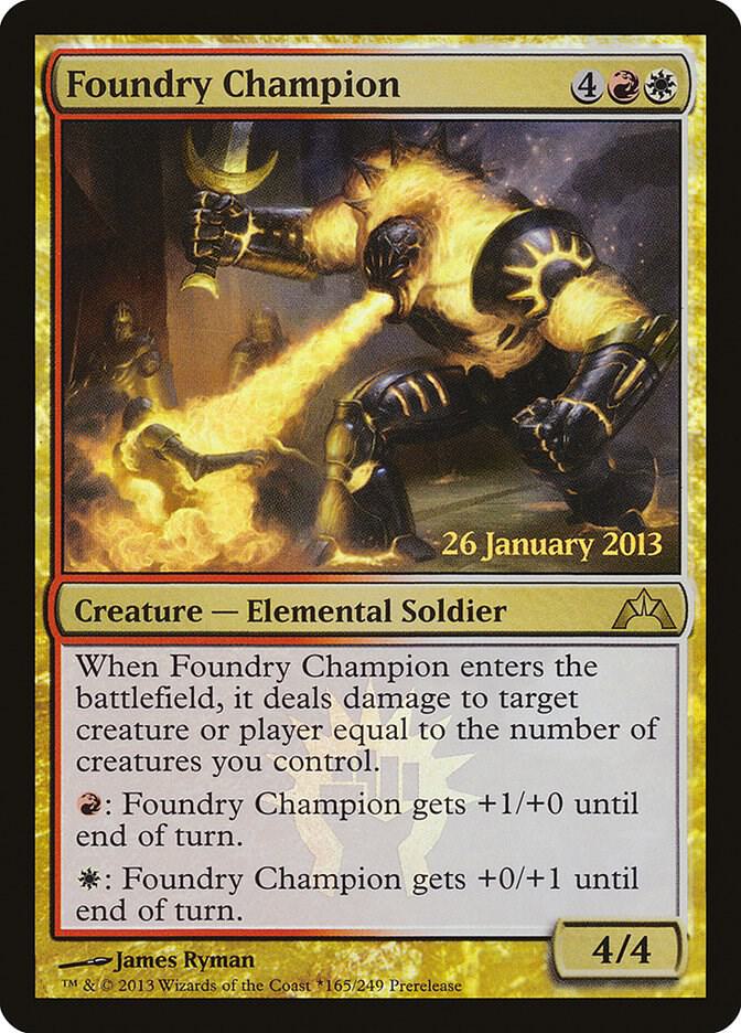 Foundry Champion 165 (Prerelease Cards)  - Foil | Good Games Modbury