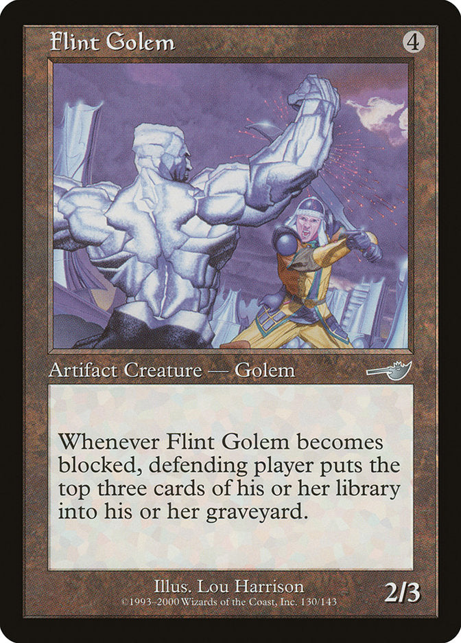 Flint Golem 130/143 (Nemesis)  - Foil | Good Games Modbury