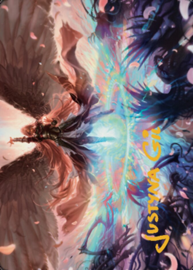 Iridian Maelstrom Art Card (Gold-Stamped Signature) [Dominaria United Art Series] | Good Games Modbury