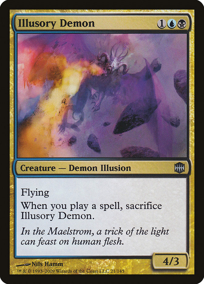 Illusory Demon 21/145 (Alara Reborn)  - Foil | Good Games Modbury