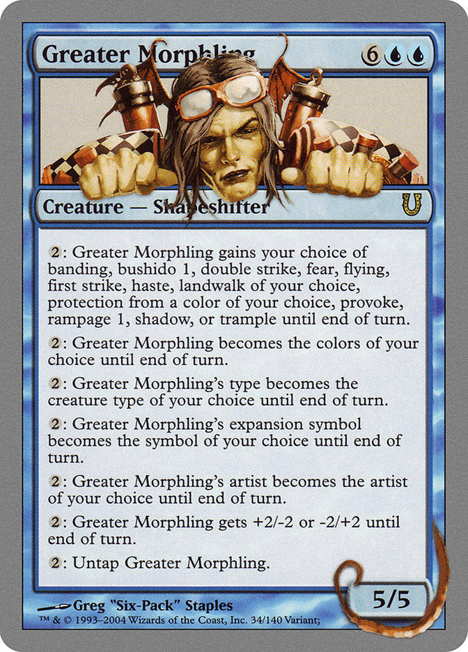 Greater Morphling 34★/140 (Unhinged)  - Foil | Good Games Modbury