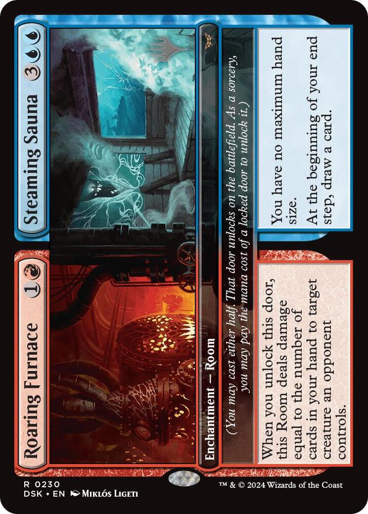 Roaring Furnace Steaming Sauna 230 (Promo Pack: Duskmourn: House of Horror)  - Foil | Good Games Modbury