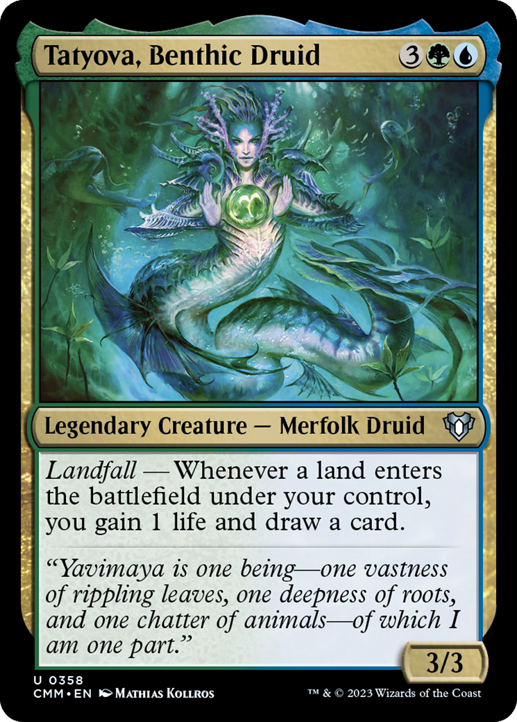 Tatyova, Benthic Druid [Commander Masters] | Good Games Modbury