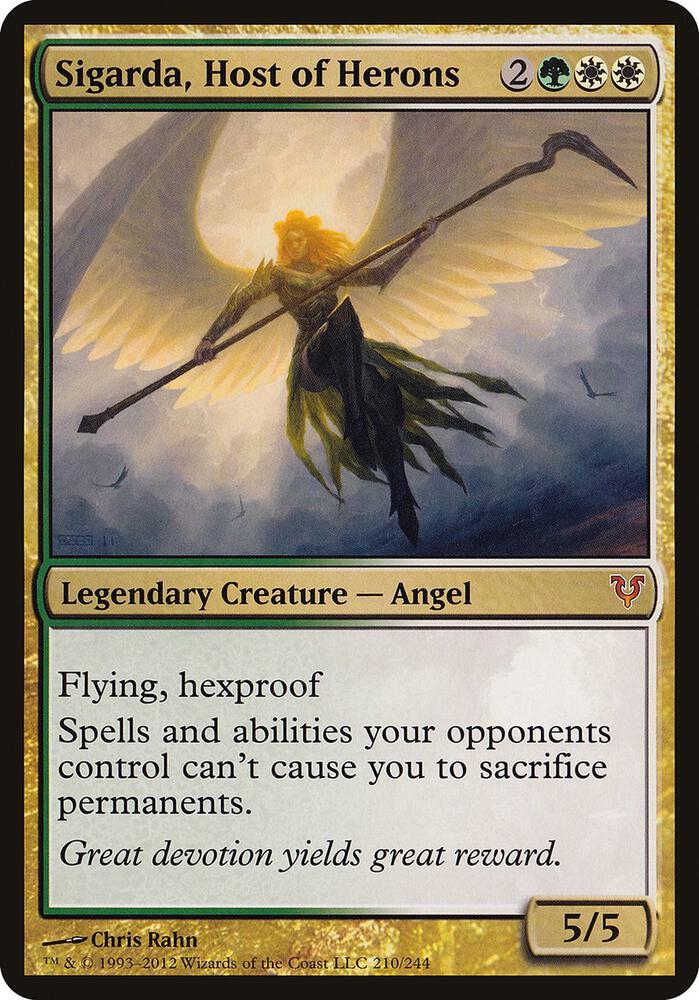 Sigarda Host of Herons Avacyn Restored 210/6 (Oversize Cards)  | Good Games Modbury