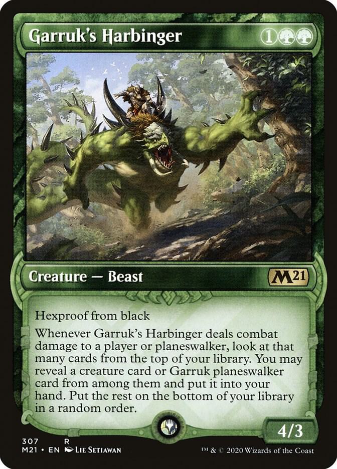 Garruk's Harbinger 307/274 (Core Set 2021)  - Showcase | Good Games Modbury
