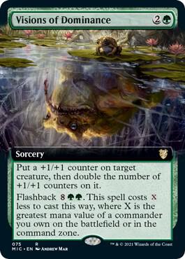 Visions of Dominance Extended Art 75/38 (Commander: Innistrad: Midnight Hunt)  | Good Games Modbury