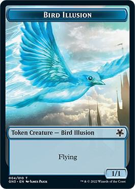 Bird Illusion Elf Warrior Double Sided Token 4 // 9 (Magic Game Night: Free-For-All)  | Good Games Modbury