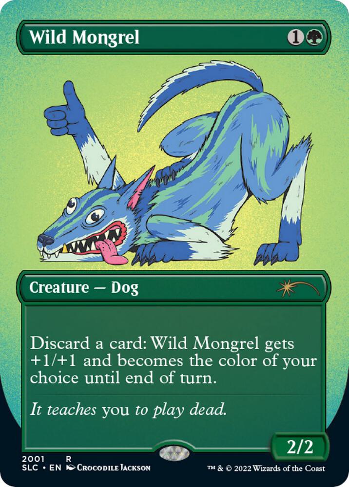 Wild Mongrel 2001/84 (Secret Lair: 30th Anniversary Countdown Kit)  - Borderless | Good Games Modbury