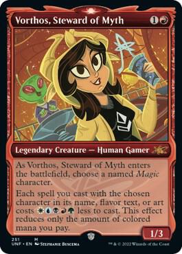 Vorthos Steward of Myth Showcase 251/244 (Unfinity)  - Foil | Good Games Modbury