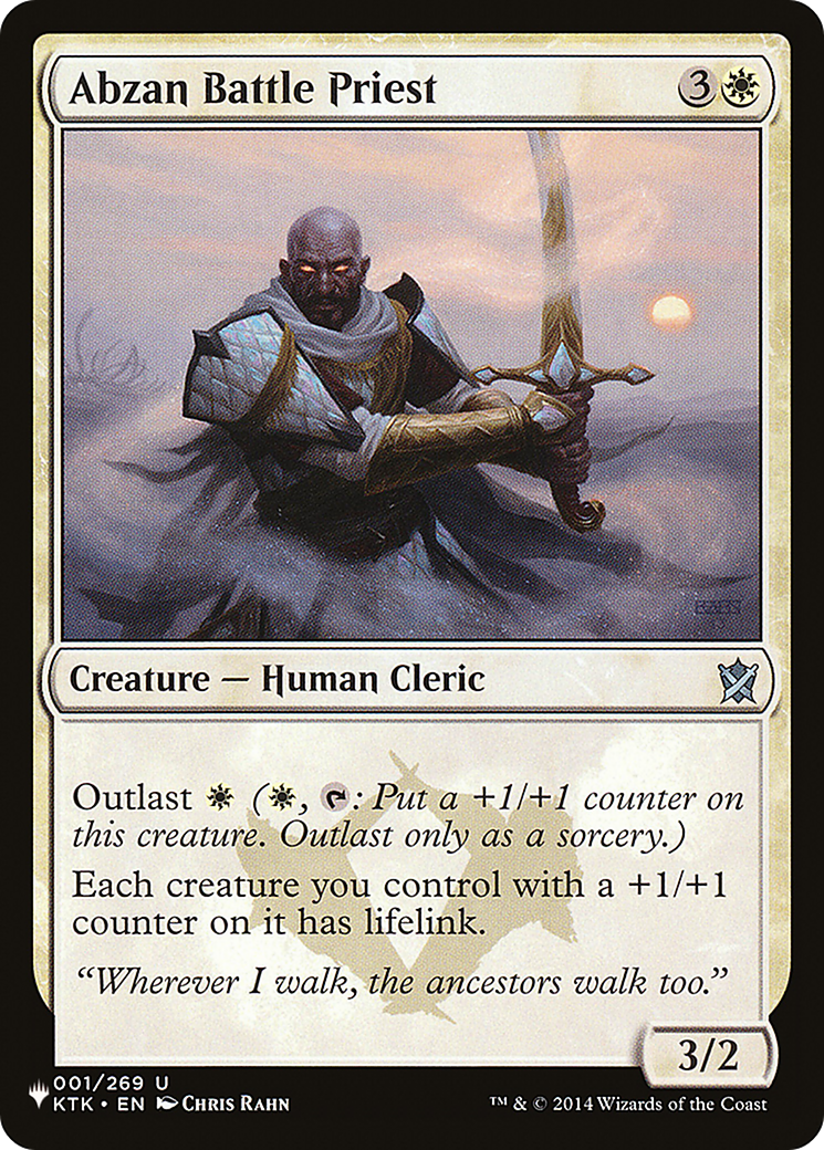 Abzan Battle Priest [The List Reprints] | Good Games Modbury