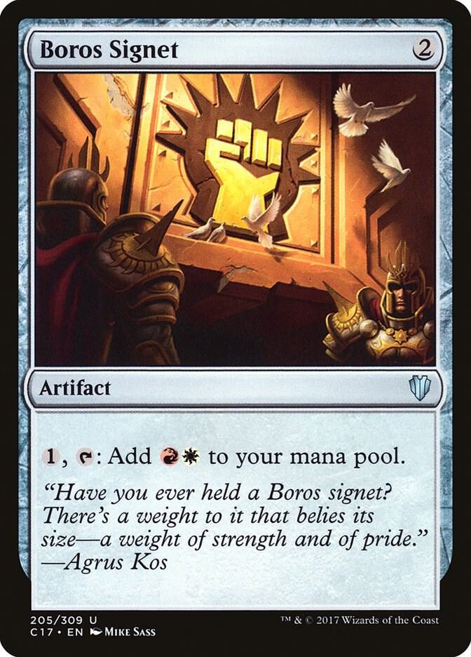 Boros Signet 205/309 (Commander 2017)  | Good Games Modbury