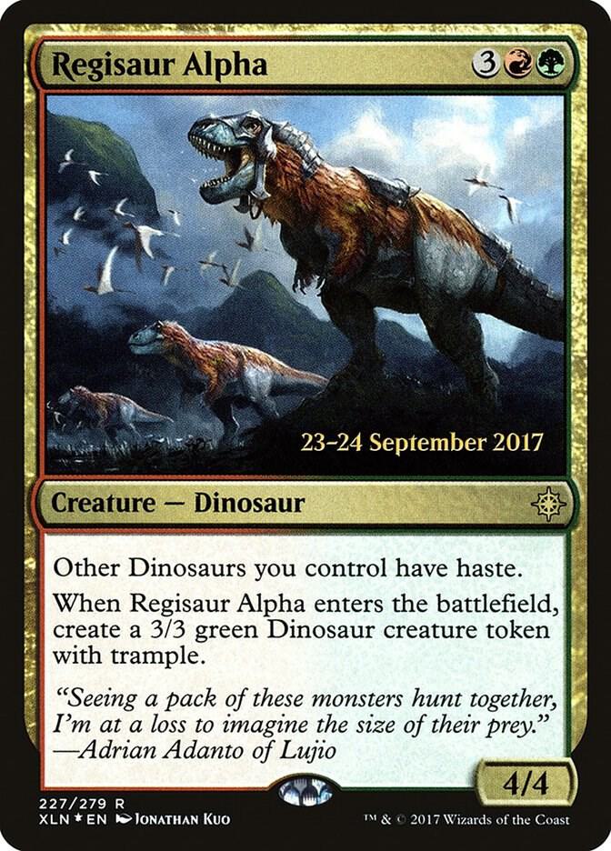 Regisaur Alpha 227s/120 (Prerelease Cards)  - Foil | Good Games Modbury