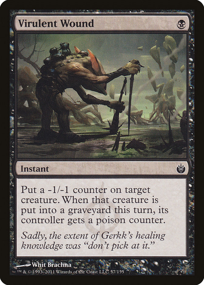 Virulent Wound 57 (Mirrodin Besieged)  | Good Games Modbury