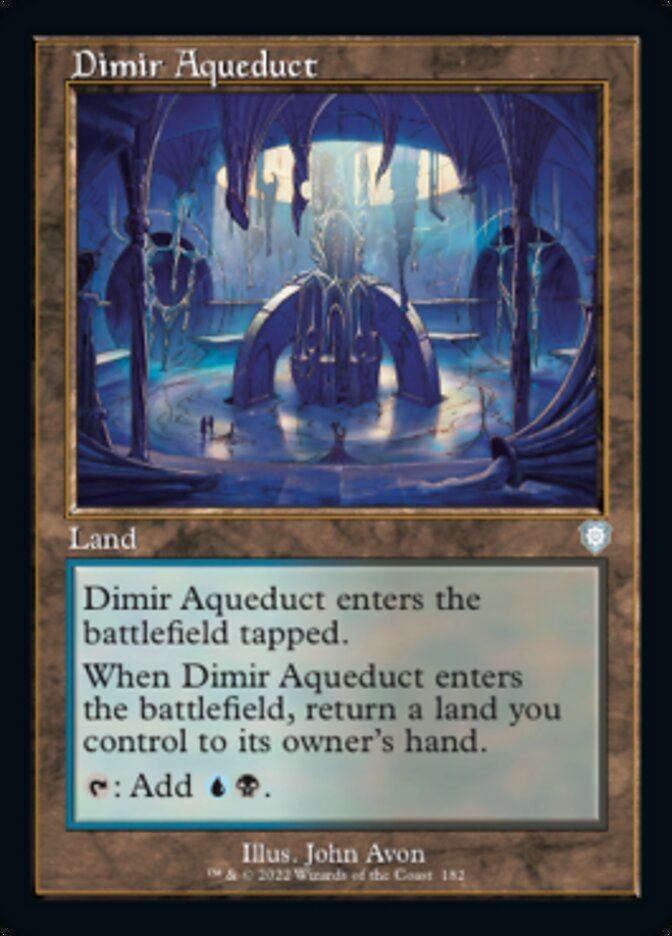 Dimir Aqueduct (Retro) [The Brothers' War Commander] | Good Games Modbury