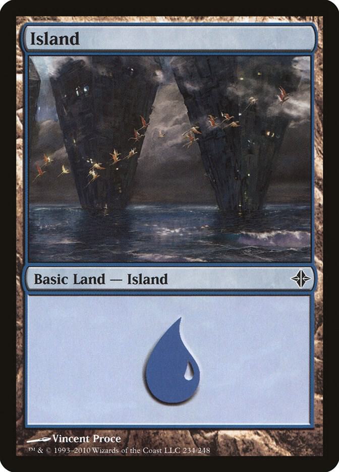 Island 234/248 (Rise of the Eldrazi)  - Foil | Good Games Modbury