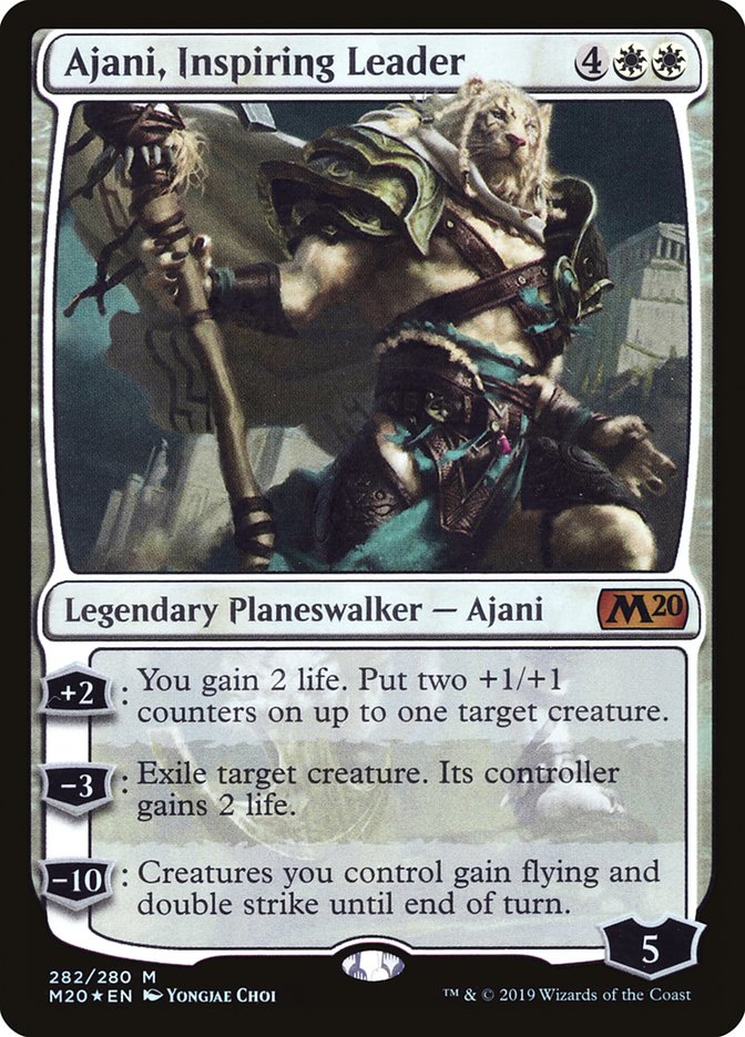 Ajani, Inspiring Leader [Core Set 2020] | Good Games Modbury