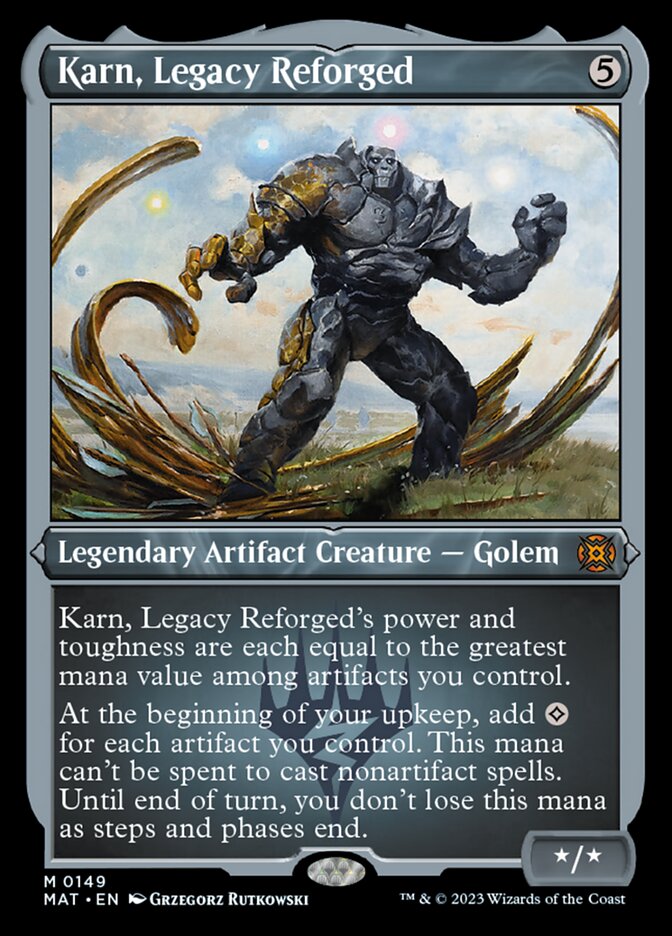 Karn, Legacy Reforged (Foil Etched) [March of the Machine: The Aftermath] | Good Games Modbury