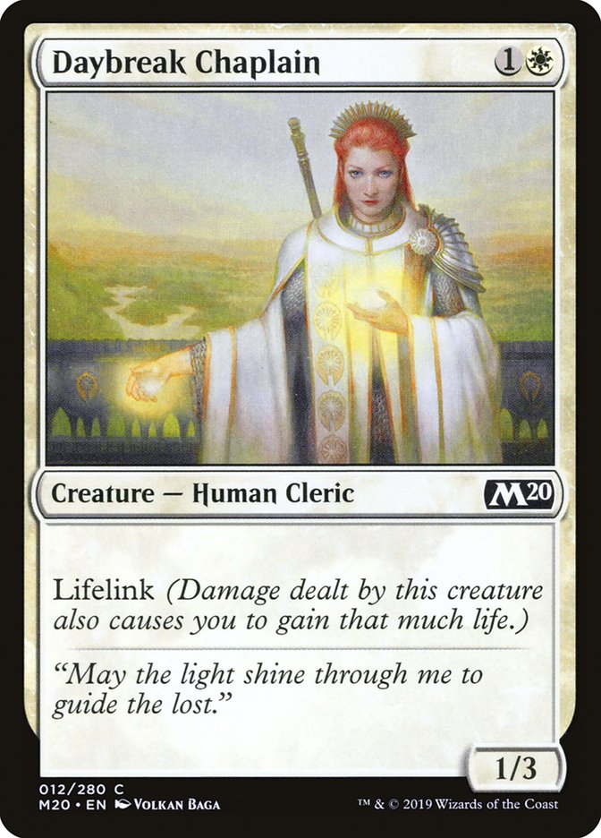 Daybreak Chaplain [Core Set 2020] | Good Games Modbury