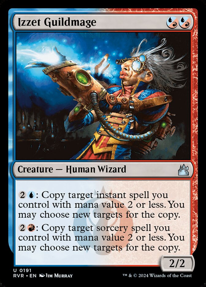 Izzet Guildmage 191/291 (Ravnica Remastered)  - Foil | Good Games Modbury