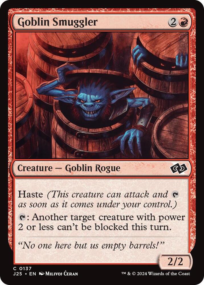 Goblin Smuggler 137/779 (Foundations Jumpstart)  | Good Games Modbury