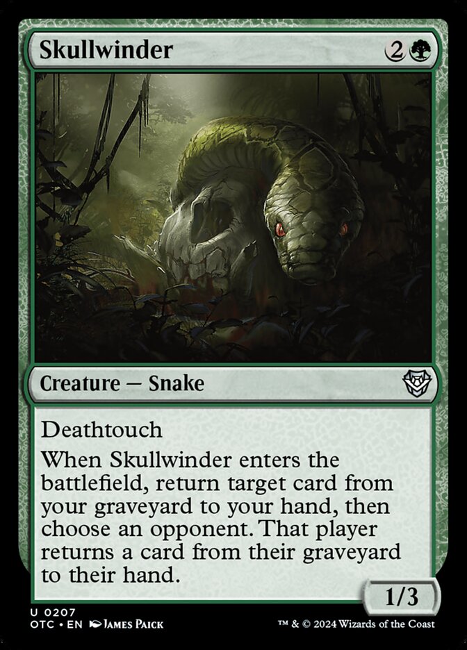 Skullwinder 207/342 (Commander: Outlaws of Thunder Junction)  | Good Games Modbury
