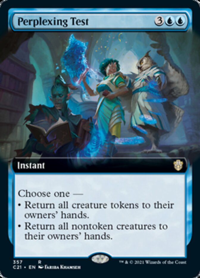 Perplexing Test (Extended Art) [Commander 2021] | Good Games Modbury