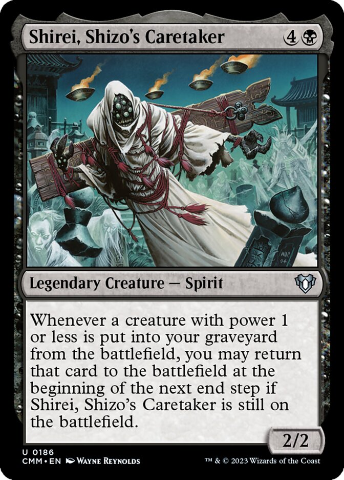 Shirei, Shizo's Caretaker 186 (Commander Masters)  | Good Games Modbury