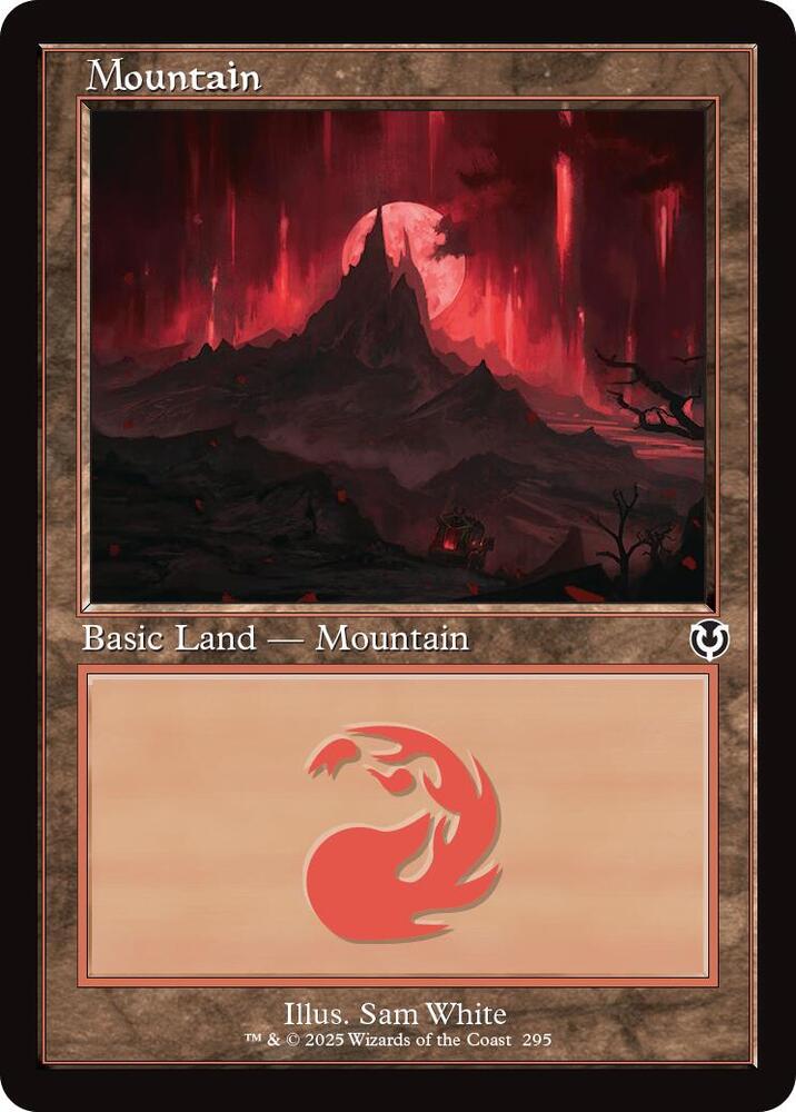 Mountain 295 (Innistrad Remastered)  - Retro Foil | Good Games Modbury