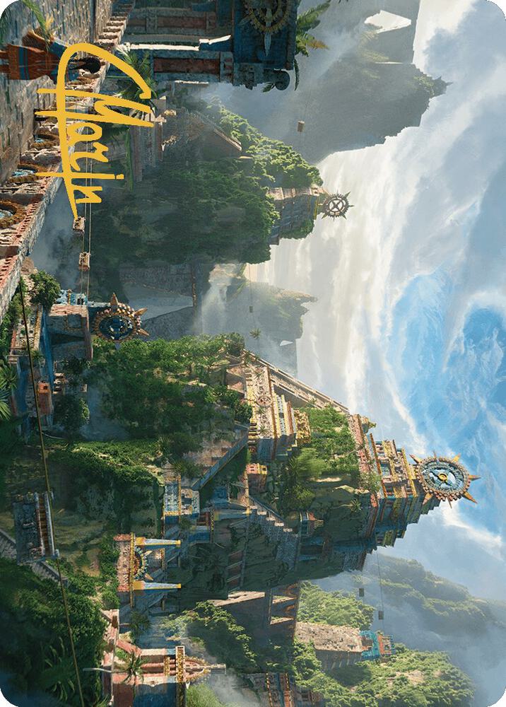 Clifftop Retreat Art Card Gold Stamped Signature 81 (Art Series: The Lost Caverns of Ixalan)  | Good Games Modbury