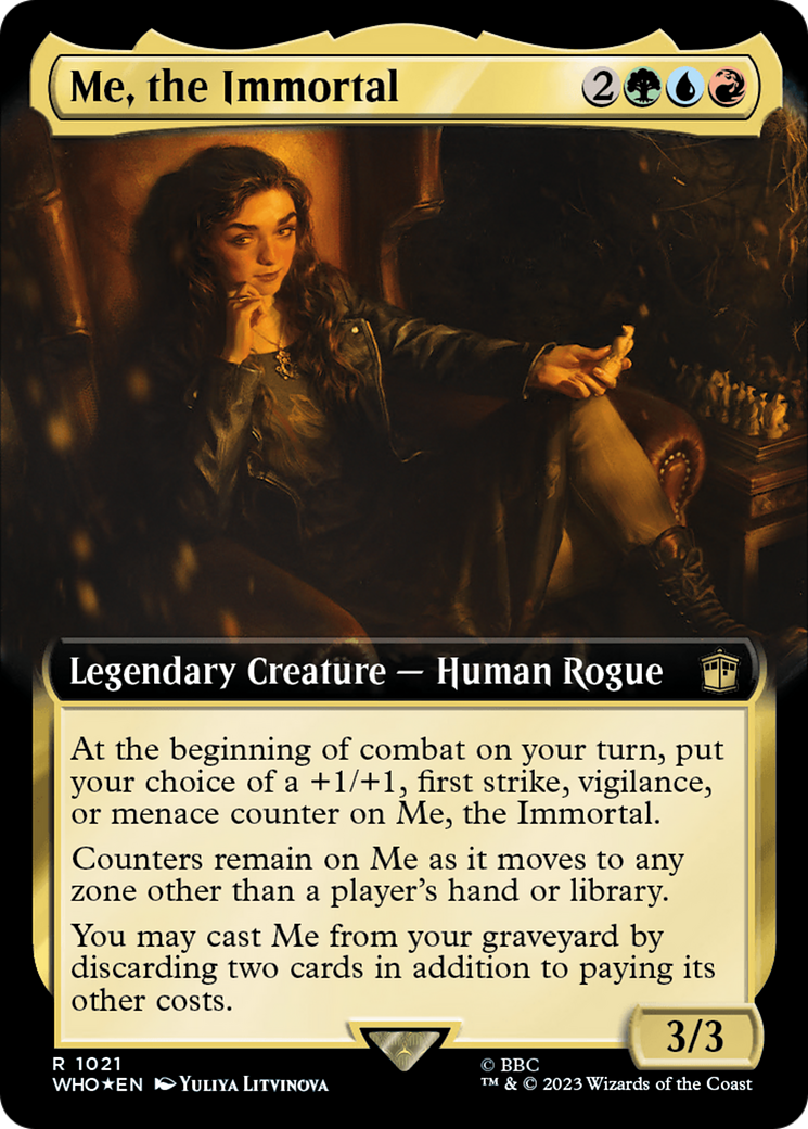 Me, the Immortal (Extended Art) (Surge Foil) [Doctor Who] | Good Games Modbury
