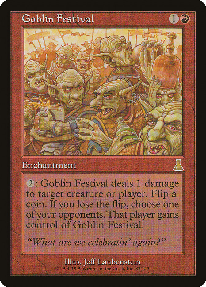 Goblin Festival [Urza's Destiny] | Good Games Modbury