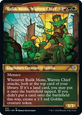 Rulik Mons Warren Chief Showcase 316/281 (Dominaria United)  | Good Games Modbury