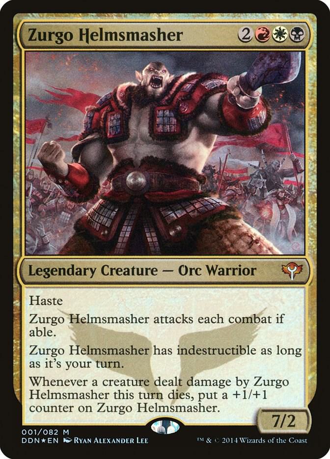 Zurgo Helmsmasher 1/82 (Duel Decks: Speed vs. Cunning)  - Foil | Good Games Modbury