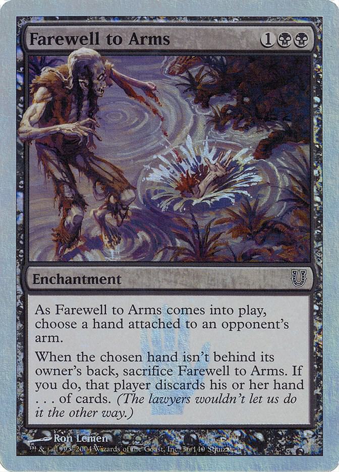 Farewell to Arms Alternate Foil 56★/140 (Unhinged)  - Foil | Good Games Modbury