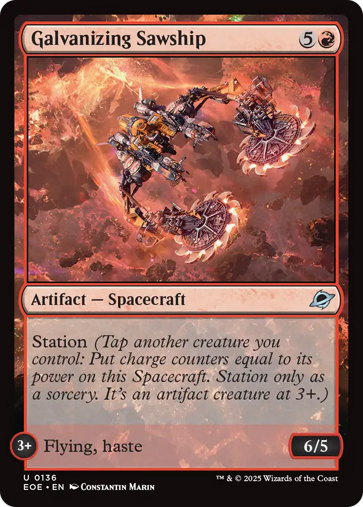 Galvanizing Sawship [Edge of Eternities] | Good Games Modbury