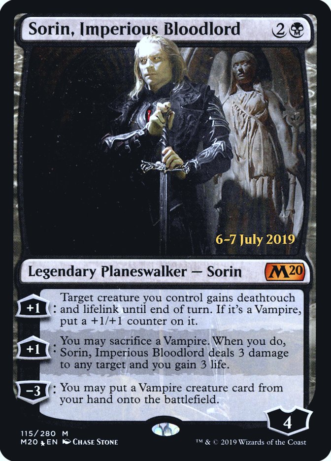 Sorin, Imperious Bloodlord [Core Set 2020 Prerelease Promos] | Good Games Modbury