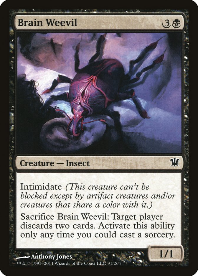 Brain Weevil [Innistrad] | Good Games Modbury