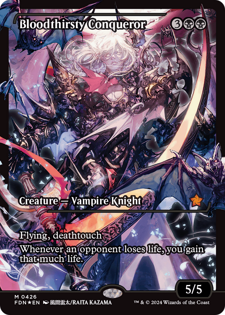 Bloodthirsty Conqueror (Showcase) [Foundations] | Good Games Modbury