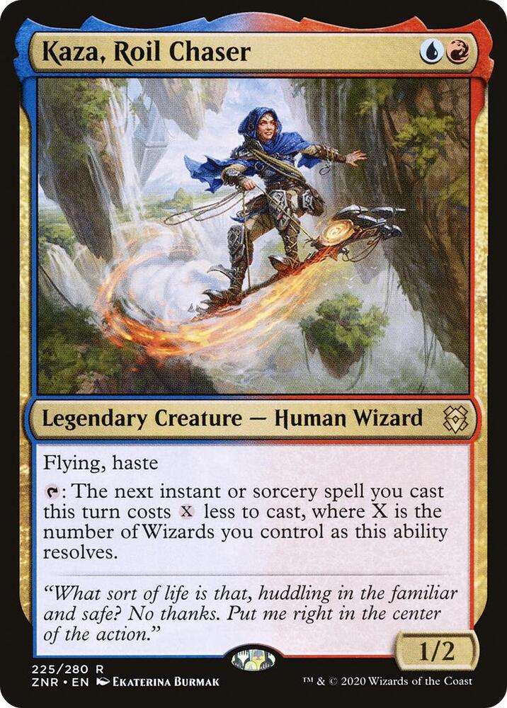 Kaza, Roil Chaser 225 (Zendikar Rising)  - Foil | Good Games Modbury