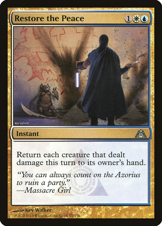 Restore the Peace 97 (Dragon's Maze)  - Foil | Good Games Modbury