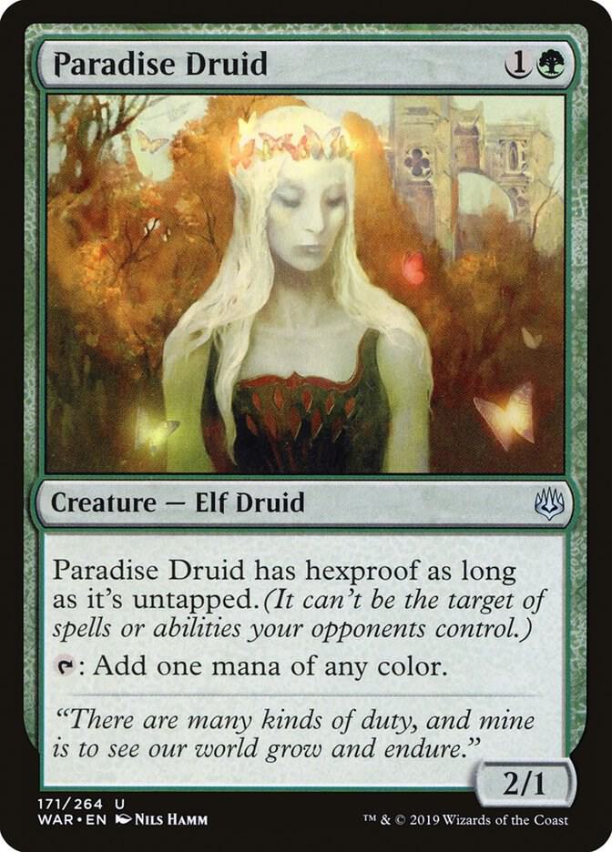 Paradise Druid 171/264 (War of the Spark)  | Good Games Modbury